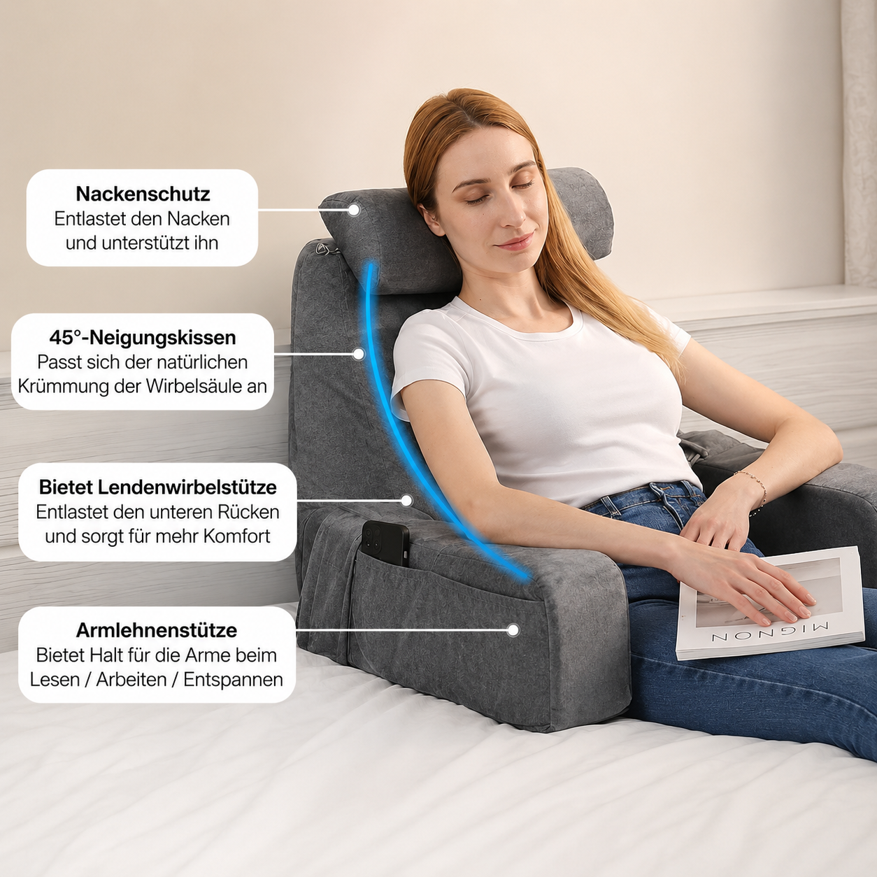 LumaRest Back Pillow
